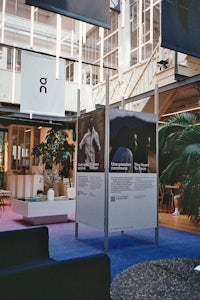 a room with a table and chairs in it